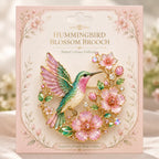 Broche Fleur Colibri