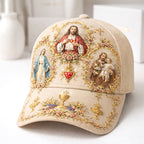 Chapeau décontracté à imprimé religieux