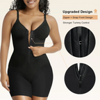 Body gainant zippé pour femme | Façonneur de corps sans couture avec contrôle du ventre