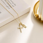 Collier Croix et Poisson Bénis