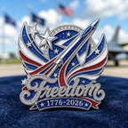 Broche commémorative des 250 ans de liberté