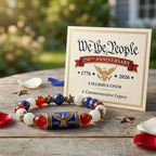 Bracelet commémoratif en édition limitée 250 ans de patriotisme