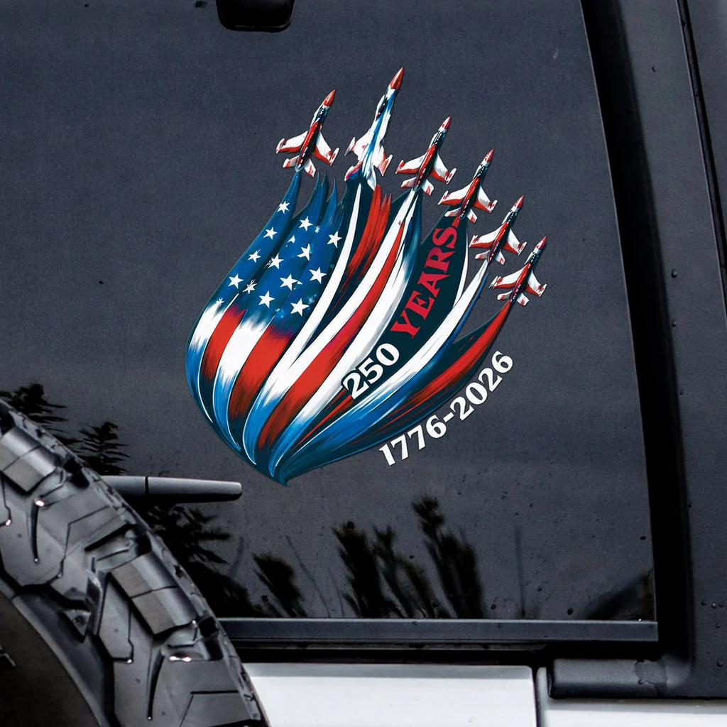 🔥 LIMITED TIME OFFER – 250th Anniversary Decal Eagle Patriotic