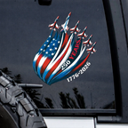 🔥 OFFRE À DURÉE LIMITÉE – Autocollant Aigle Patriotique 250e Anniversaire