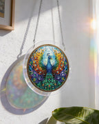 Attrape-soleil en acrylique – Paon de la radiance