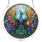 Attrape-soleil en acrylique – Paon de la radiance