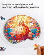 Attrape-soleil puzzle en acrylique - Lumière sainte de Jésus