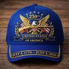 Casquette de baseball imprimée Rétro 250e Anniversaire de l'Indépendance Américaine