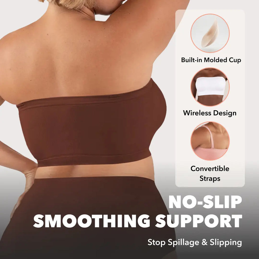 Women's Convertible Strapless Bandeau Bra