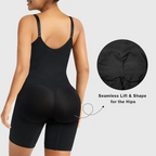 Body gainant zippé pour femme | Façonneur de corps sans couture avec contrôle du ventre