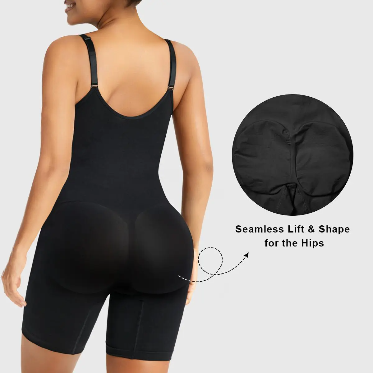Women's Zip-Up Shapewear Bodysuit | Tummy Control Seamless Body Shaper