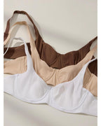 Soutien-gorge balconnet à armatures non doublé pour femme