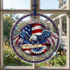 Ornement acrylique « 250e anniversaire de l'Amérique » — Thème patriotique 1776-2026