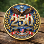 🏆Vente Flash 60% DE RÉDUCTION - Pièce du 250e Anniversaire de l'Amérique 1776-2026