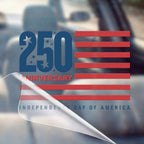 Autocollant drapeau USA 250e anniversaire de l'indépendance 1776-2026