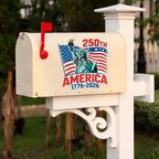 Autocollant Décoratif USA Drapeau Statue de la Liberté 250ème Anniversaire 1776-2026