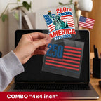 Autocollant Décoratif USA Drapeau Statue de la Liberté 250ème Anniversaire 1776-2026