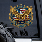 🔥 OFFRE À DURÉE LIMITÉE – Décalcomanie Patriotique « Foi et Liberté » 250e Anniversaire