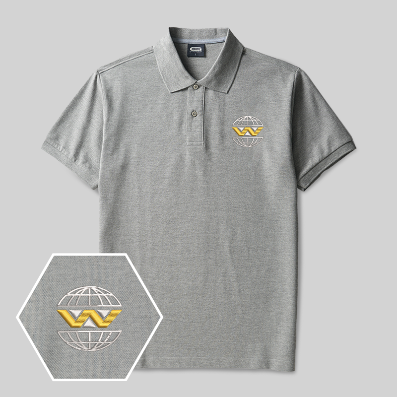 Weyland Yutani Geek Embroidered Polo Shirt