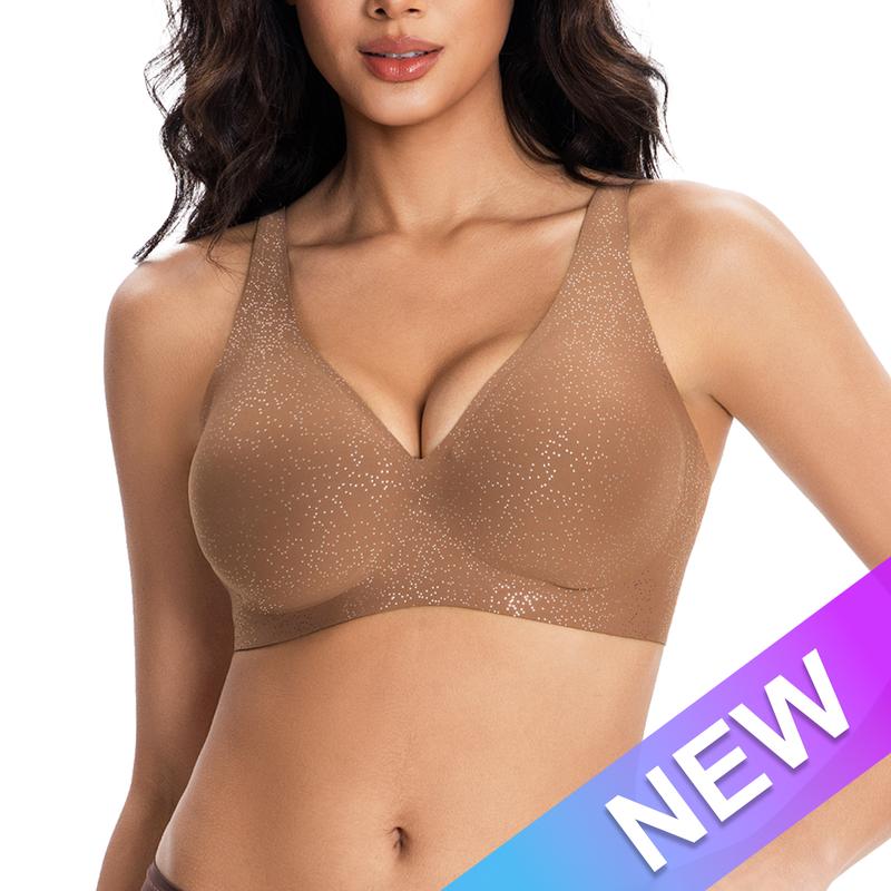 Soutien-gorge push-up sans fil sans couture pour femme