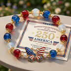Bracelet Commémoratif Édition Limitée du 250e Anniversaire de l'Indépendance Américaine