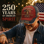 Casquette brodée officielle Hommage 1776-2026 🇺🇸