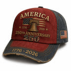 Casquette brodée officielle Hommage 1776-2026 🇺🇸