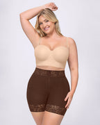 Short ventre plat rehausse-fesses avec baleines en acier