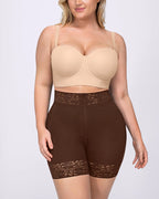 Short ventre plat rehausse-fesses avec baleines en acier