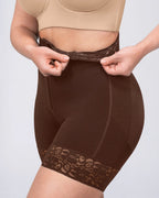 Short ventre plat rehausse-fesses avec baleines en acier