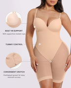 Body string mi-cuisse échancré dans le dos