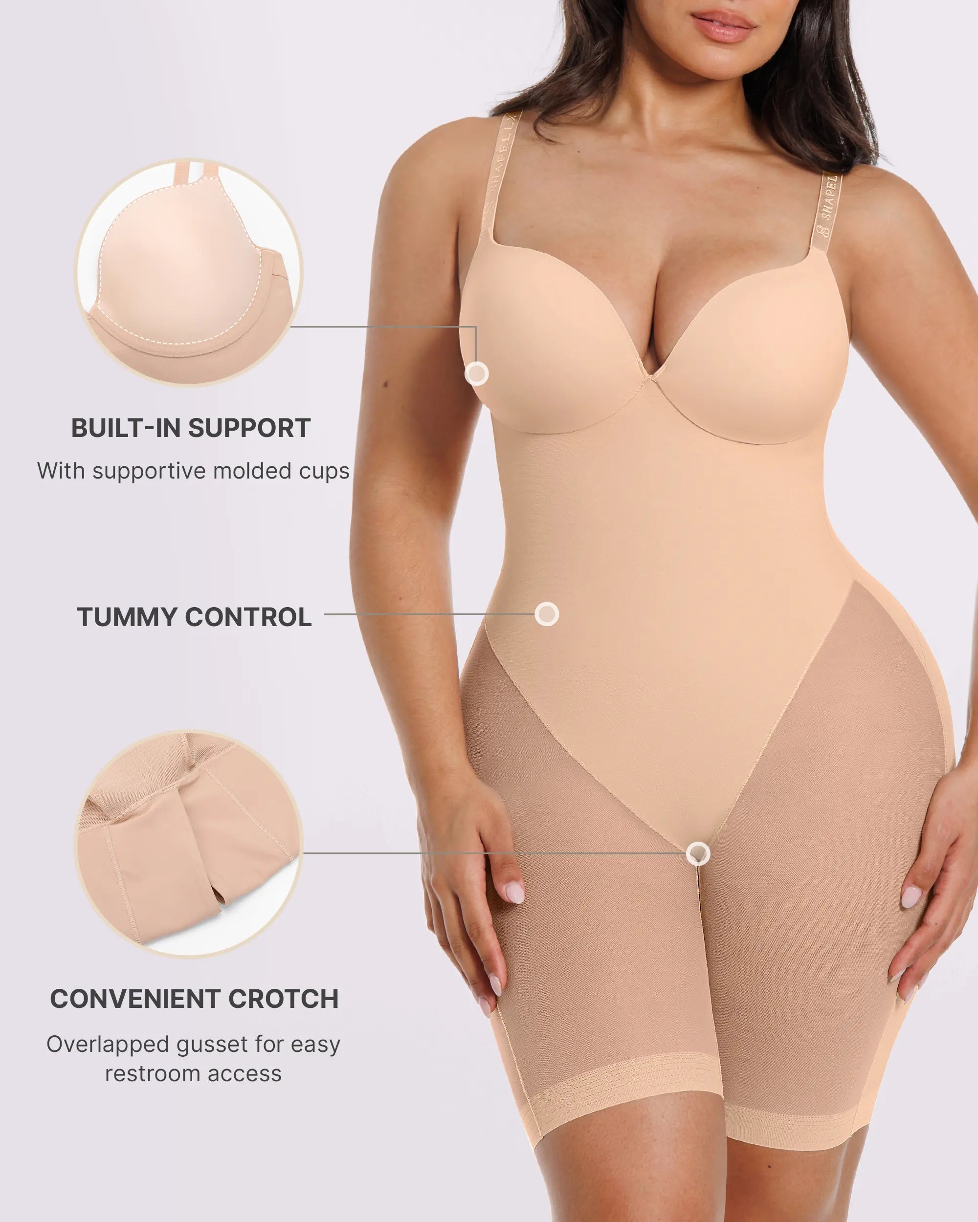 Low Back Mid Thigh Bodysuit