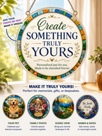 Attrape-soleil personnalisé en forme de puzzle pour animaux de compagnie, familles, couples et commémorations