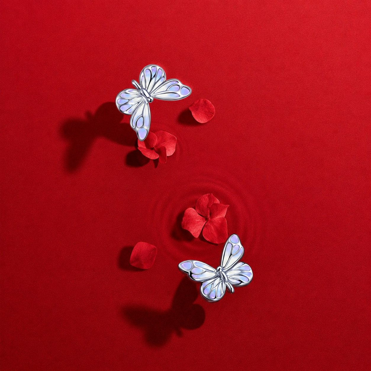 Luminous Butterfly Earrings