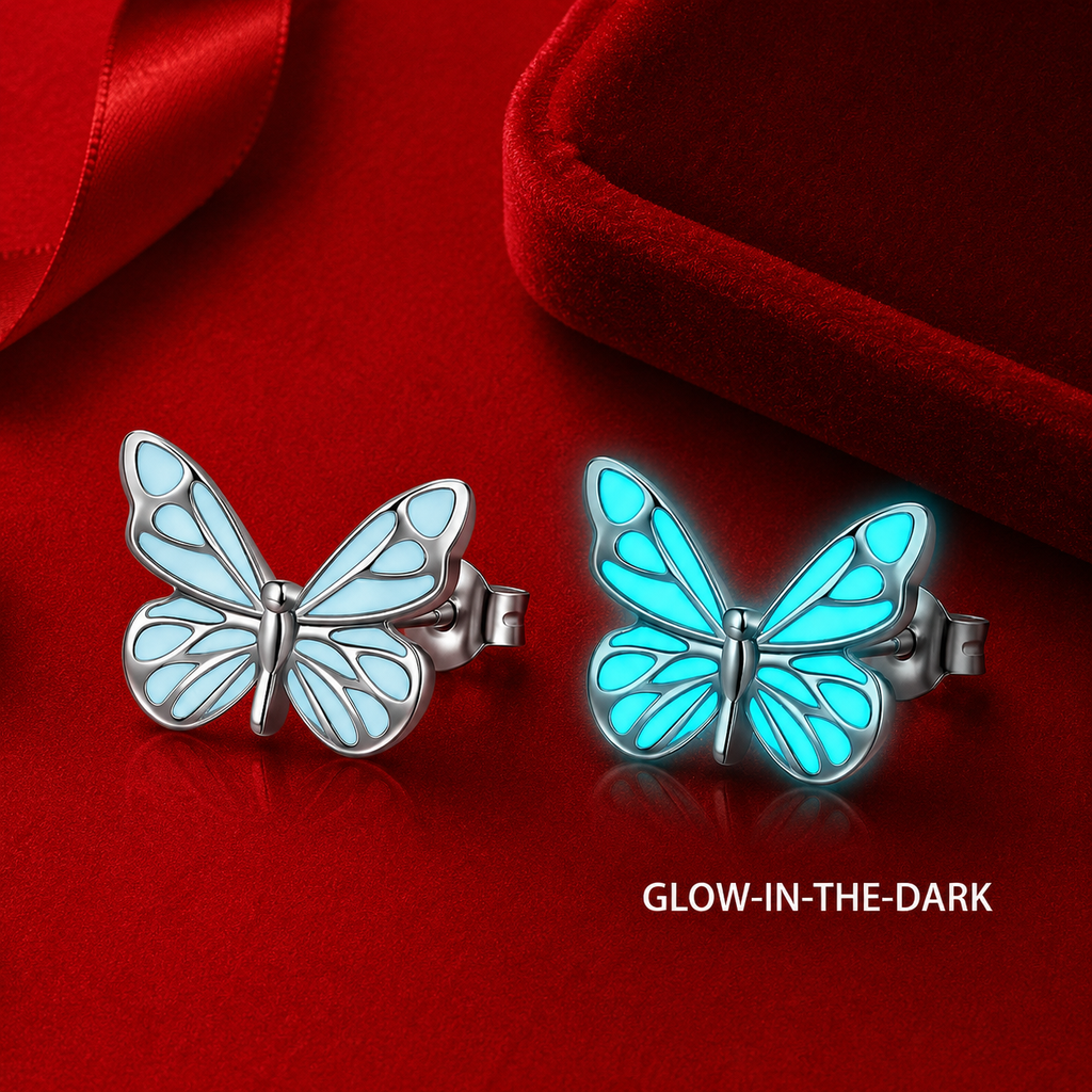 Luminous Butterfly Earrings
