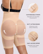 Short modelant taille haute confortable et léger