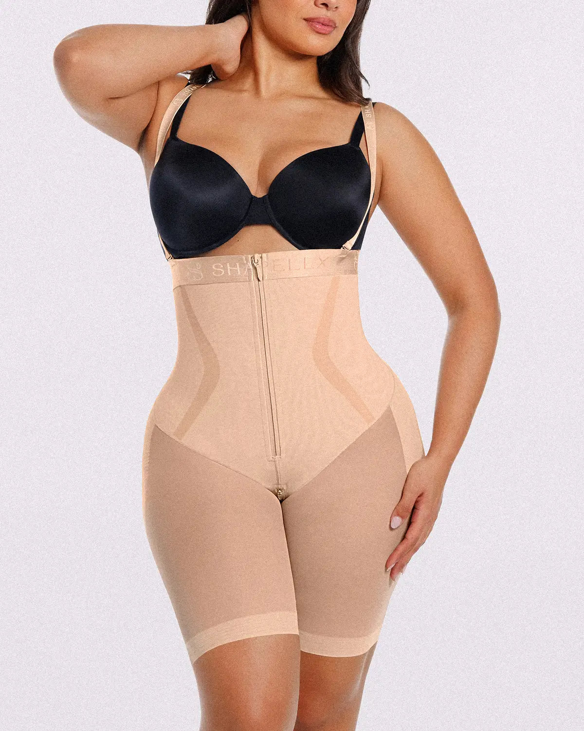 Short modelant taille haute confortable et léger