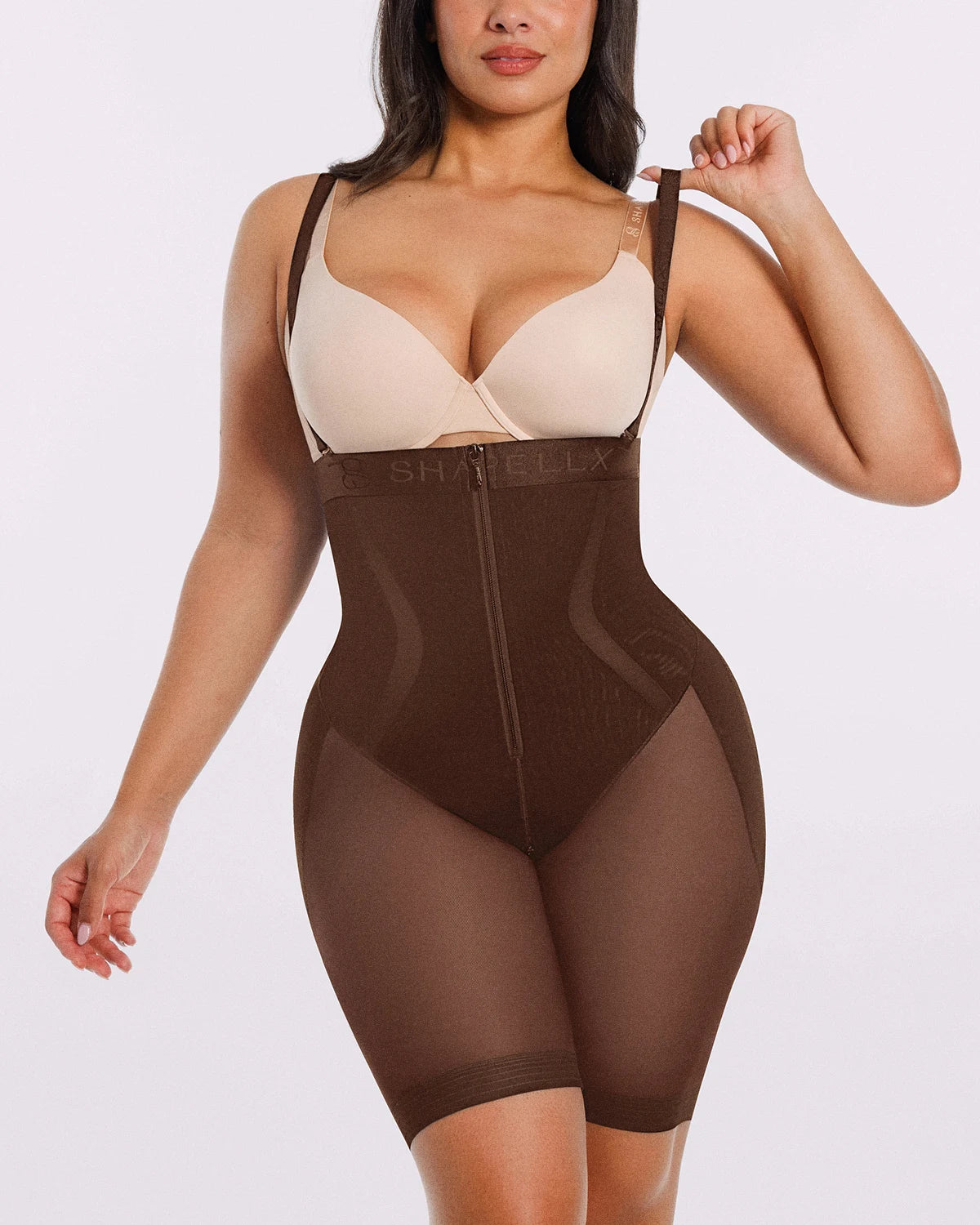 Short modelant taille haute confortable et léger