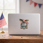 Autocollant 250e anniversaire des États-Unis d'Amérique – Aigle, drapeau, 1776-2026