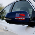 Autocollant pour le 250e anniversaire des États-Unis d'Amérique, autocollant patriotique pour voiture