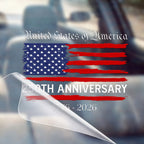 Autocollant pour le 250e anniversaire des États-Unis d'Amérique, autocollant patriotique pour voiture