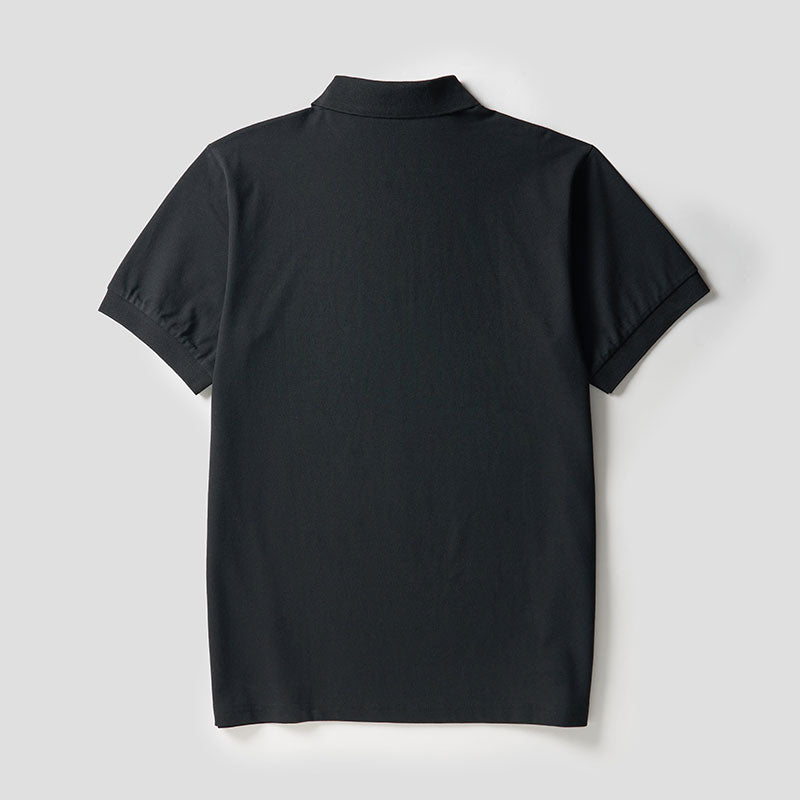 Don't Panic Geek Embroidered Polo Shirt