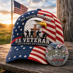 🦅 Chapeau « 250 ans de liberté » pour vétéran américain et 🇺🇸 Achetez 1 chapeau, obtenez 1 pièce GRATUITE
