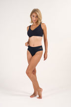 Soutien-gorge sans coutures, doux, à col en V, sans armatures, à maintien intégral avec coussinets en gel