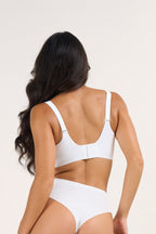 Soutien-gorge en maille à col en V maintien et rehaussement
