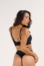 Soutien-gorge en maille à col en V maintien et rehaussement