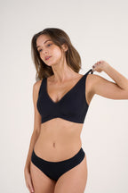 Soutien-gorge sans couture sans armature Deep V Push-Up Jelly avec maille