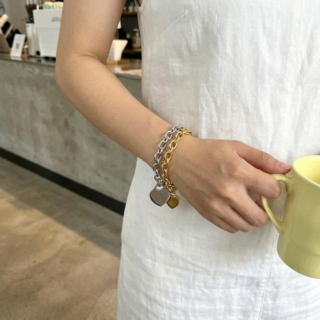 Parure bracelet et collier 2 pièces