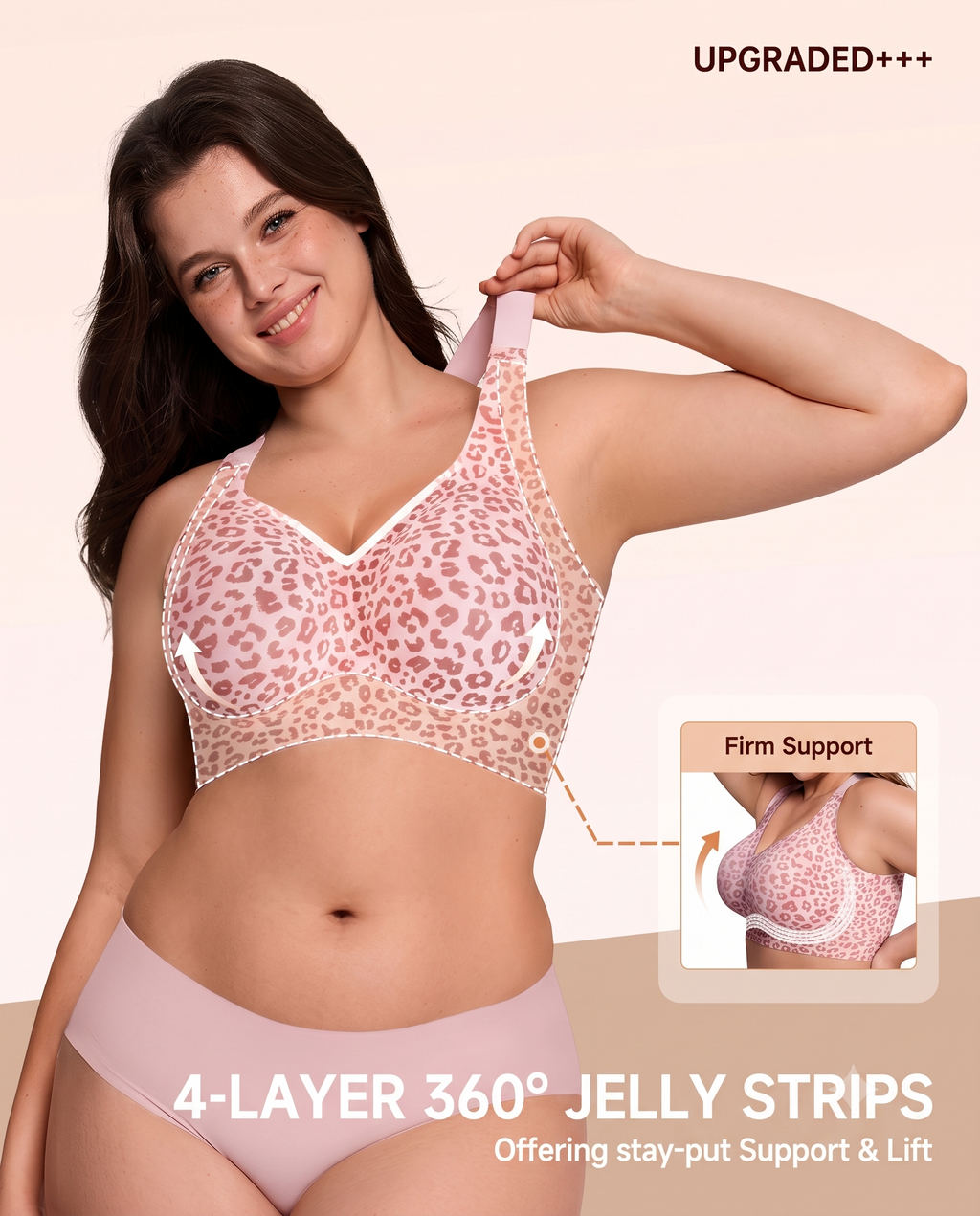 Soutien-gorge sans armature Jelly pour femme