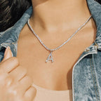 Collier chaîne tennis